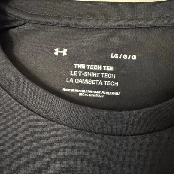 Under Armour Men’s Tech 2.0 Short Sleeve T-Shirt Black Size Large NWT - Picture 2 of 5
